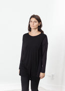 Laurier Tee in Black/Navy