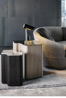 Customized Ideaplus Italy Minotti light luxury shaped marble glass sofa coffee table side table creative coffee table